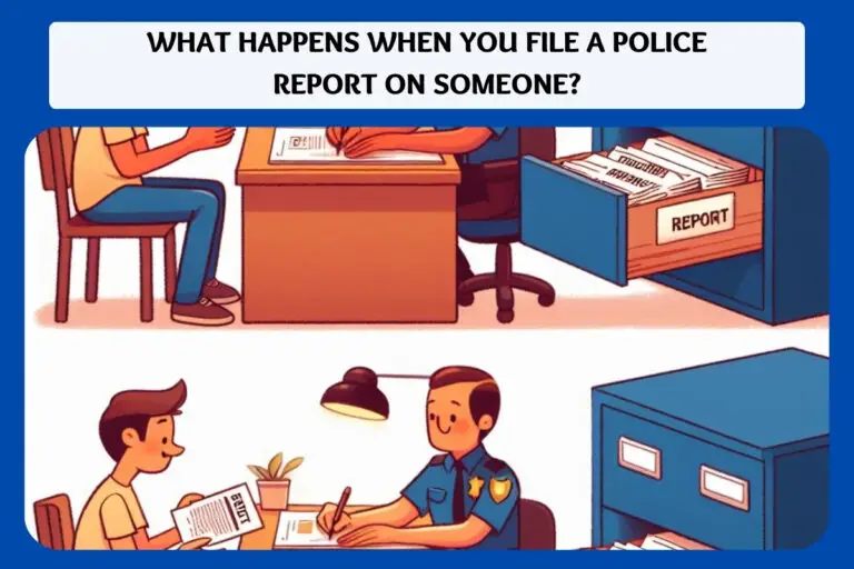 What Happens When You File a Police Report on Someone?
