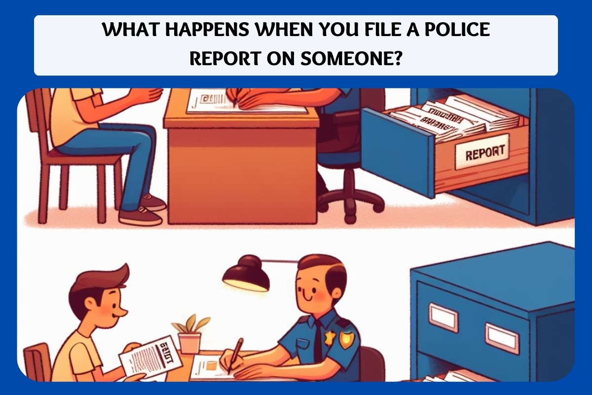 what happens when you file a police report on someone