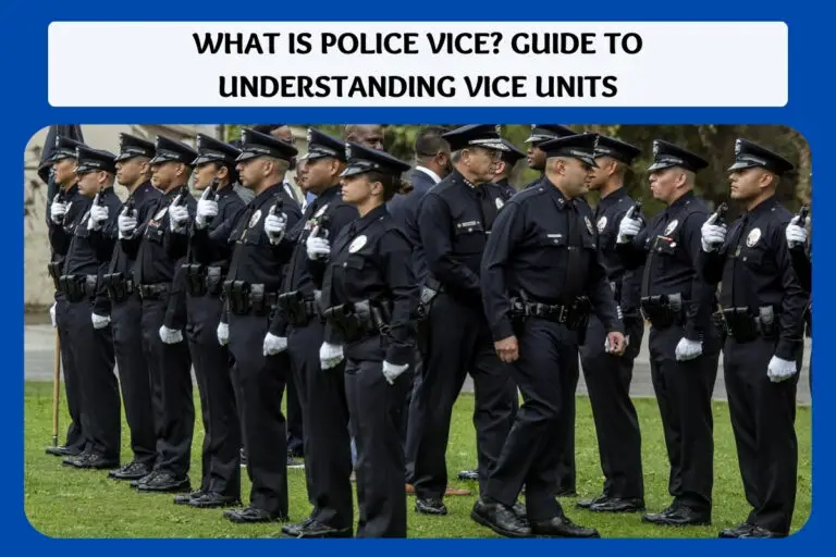 What is Police Vice? Guide to Understanding Vice Units