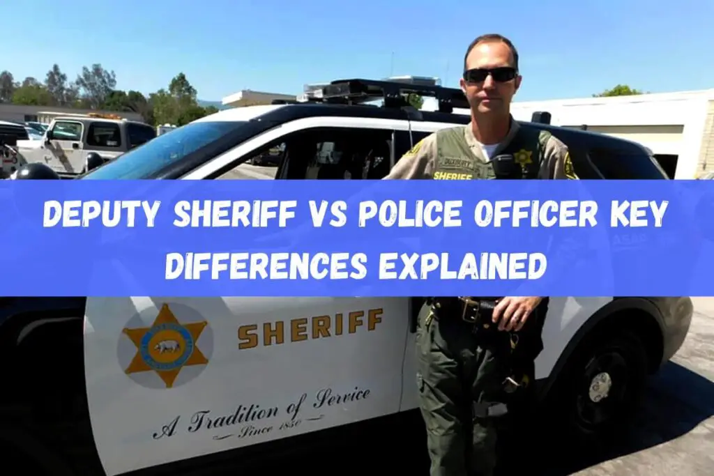 Deputy Sheriff vs Police Officer