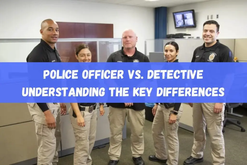 Police Officer vs. Detective