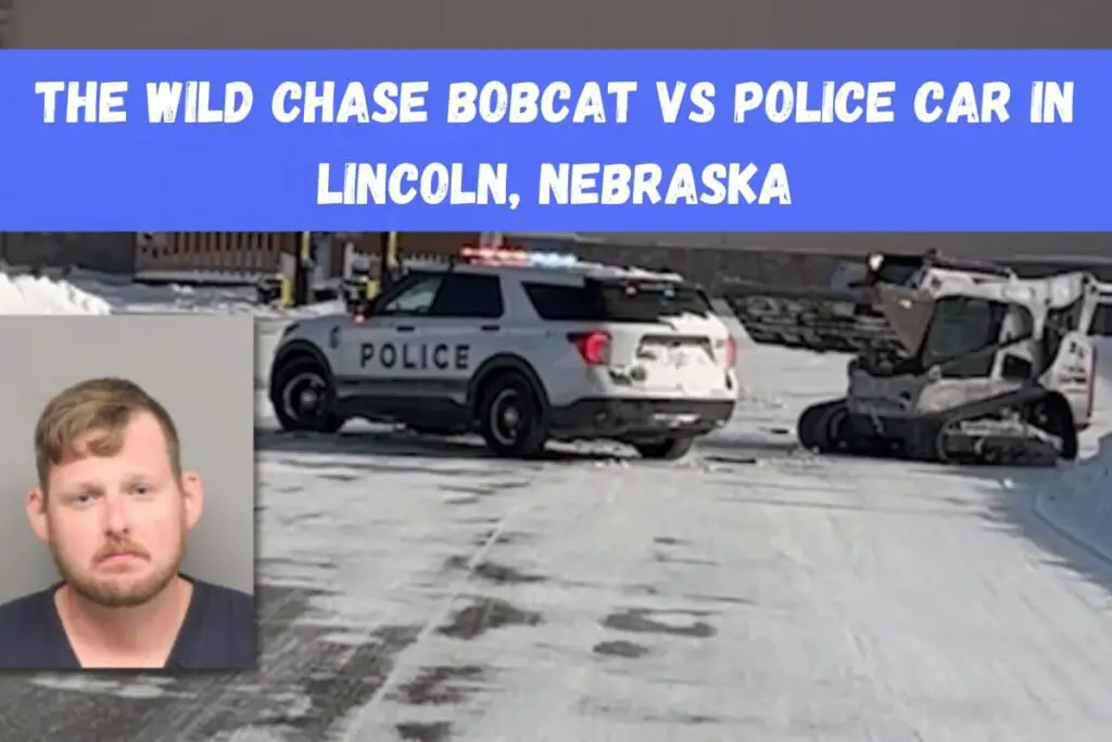 The Wild Chase Bobcat vs Police Car in Lincoln, Nebraska