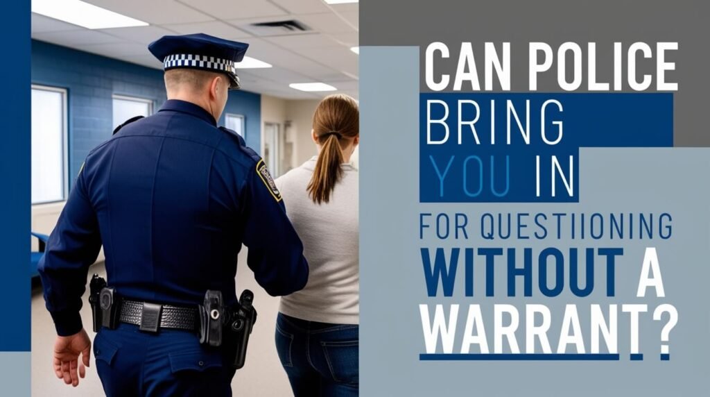Can Police Bring You In For Questioning Without A Warrant?