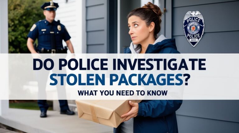 Do Police Investigate Stolen Packages