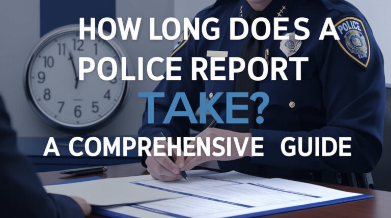 How Long Does a Police Report Take