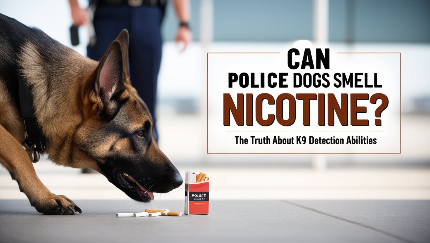 Can Police Dogs Smell Nicotine