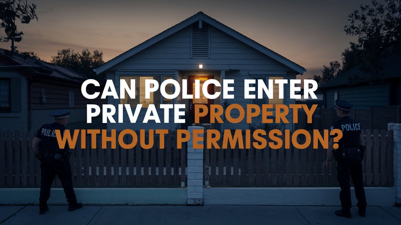 Can Police Enter Private Property Without Permission