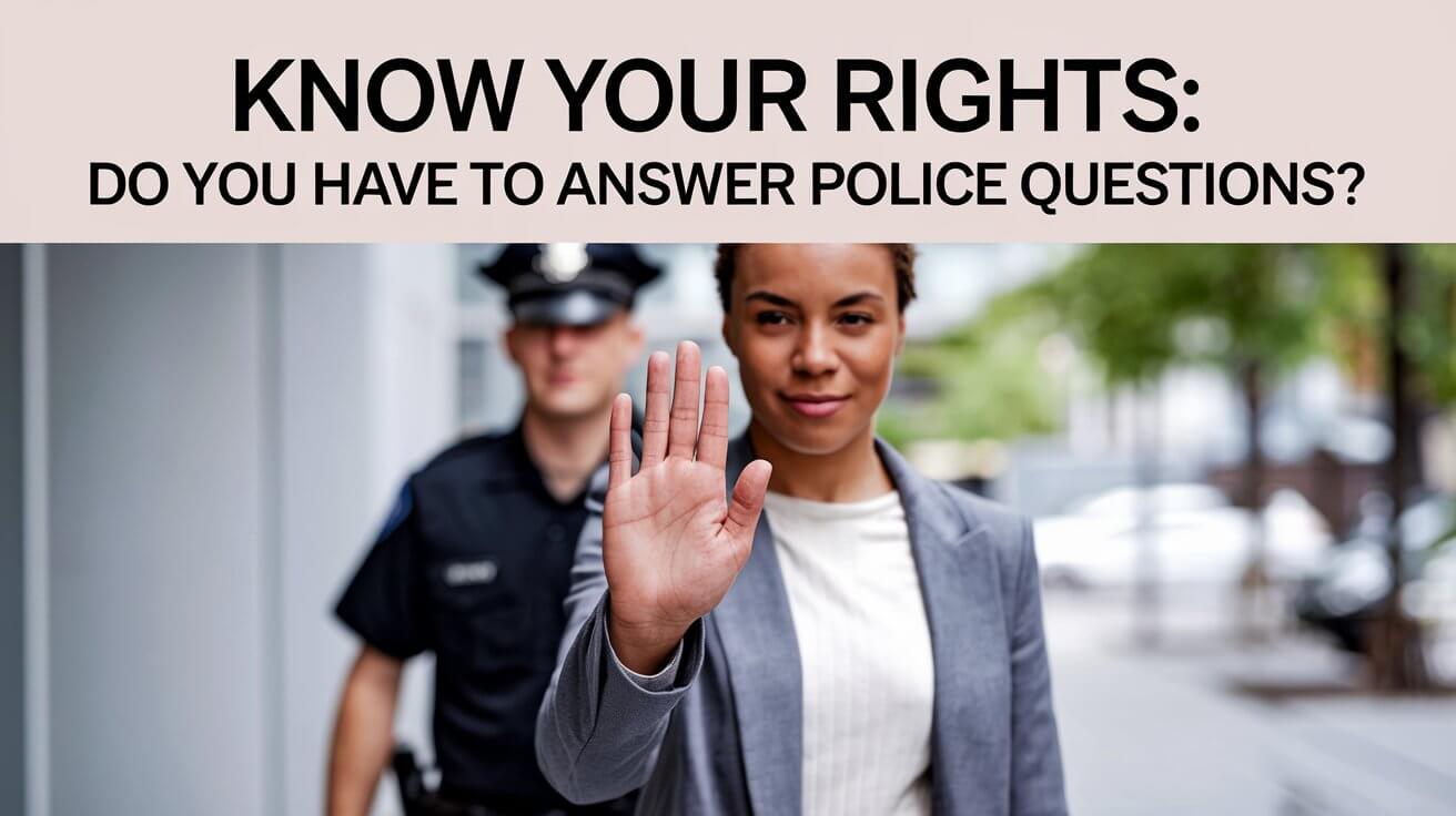 Do You Have to Answer Police Questions