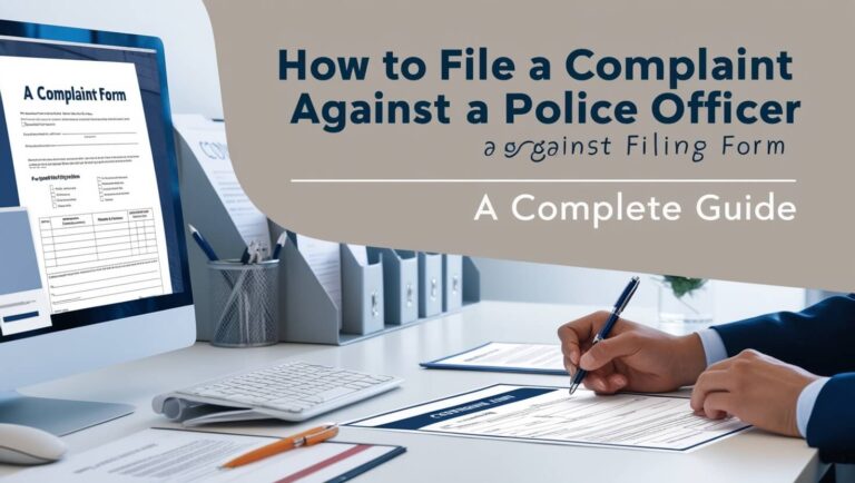 How to File a Complaint Against a Police Officer