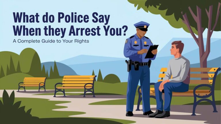 What Do Police Say When They Arrest You