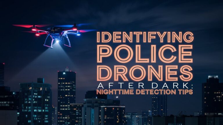 Identifying Police Drones After Dark