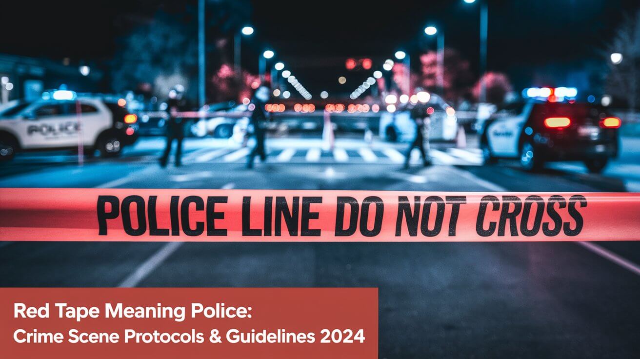 Red Tape Meaning Police Crime Scene Protocols & Guidelines 2024