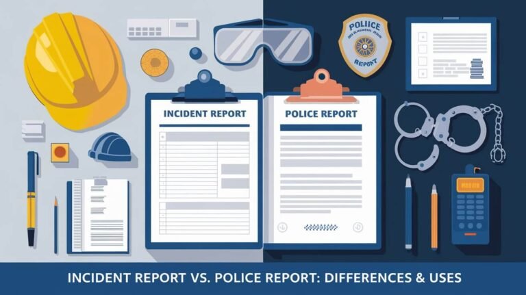 Incident Report Vs Police Report