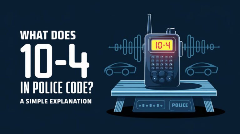 What Does 10-4 Mean In Police Code