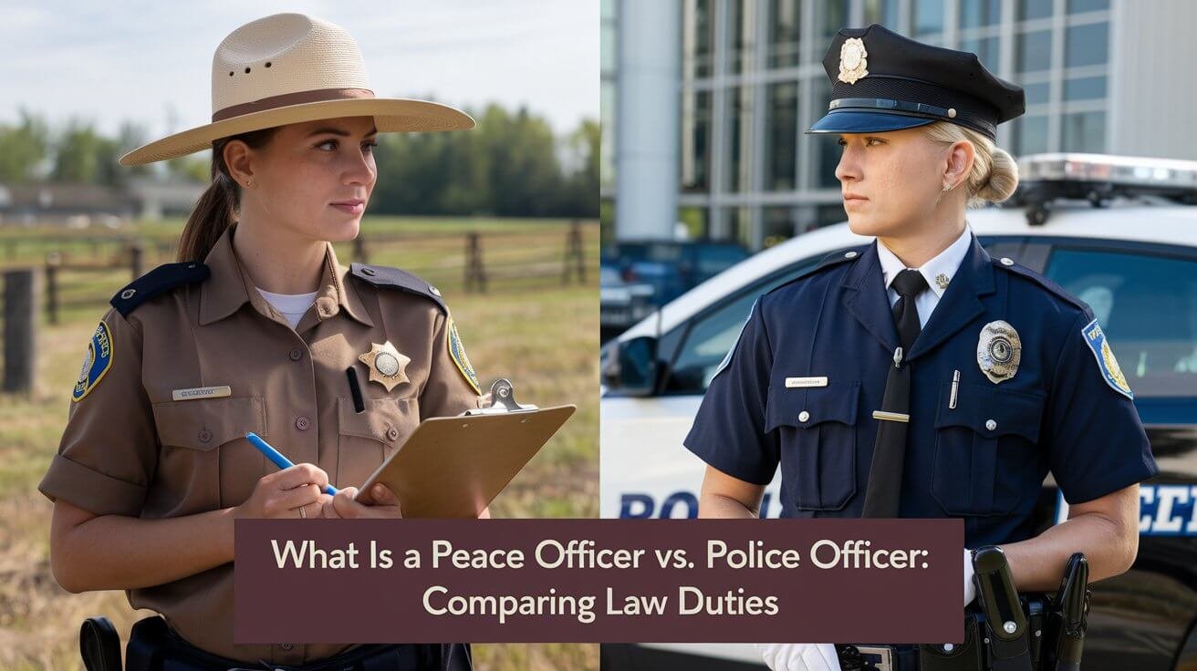 What Is A Peace Officer Vs Police Officer