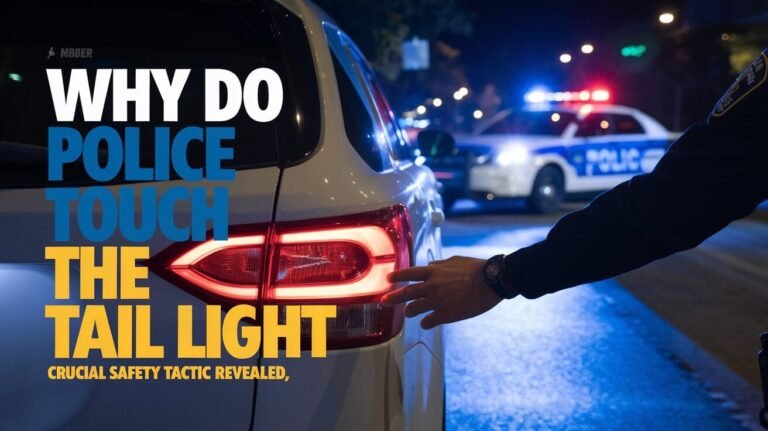 Why Do Police Touch The Tail Light