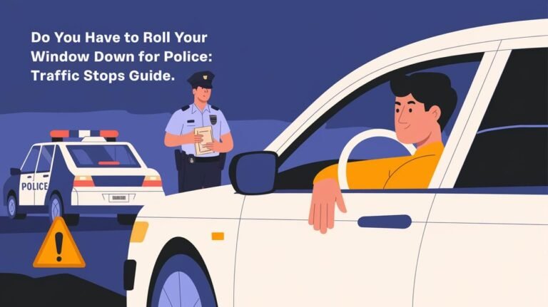 Do You Have To Roll Your Window Down For Police