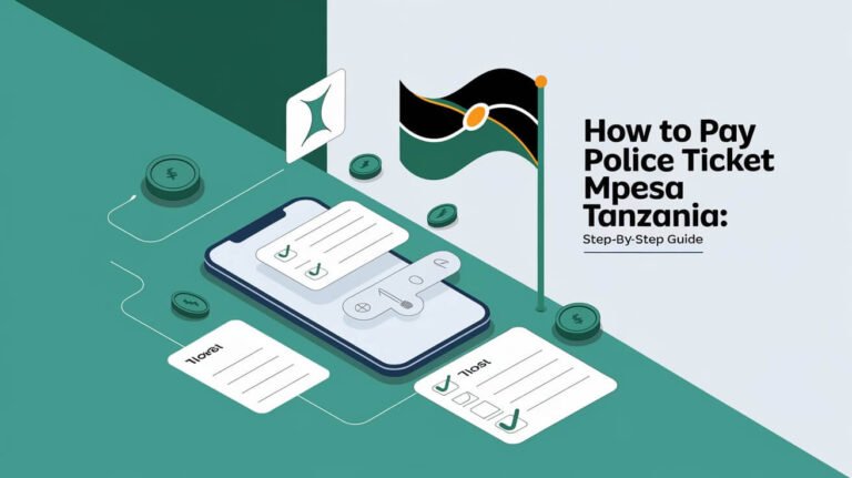 How To Pay Police Ticket Mpesa Tanzania