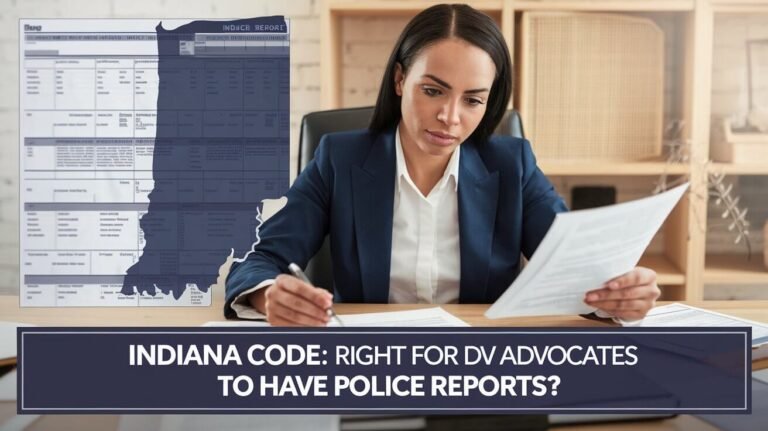 Indiana Code Right For DV Advocates To Have Police Reports