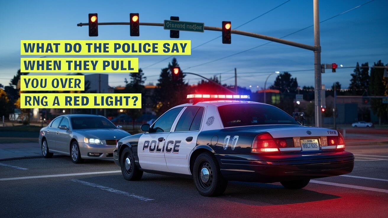 What Do The Police Say When They Pull You Over You Ran In Red