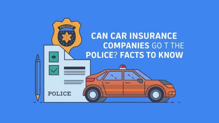 Can Car Insurance Companies Go To The Police? Facts To Know