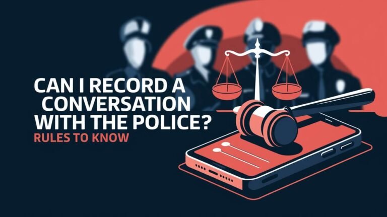 Can I Record A Conversation With The Police