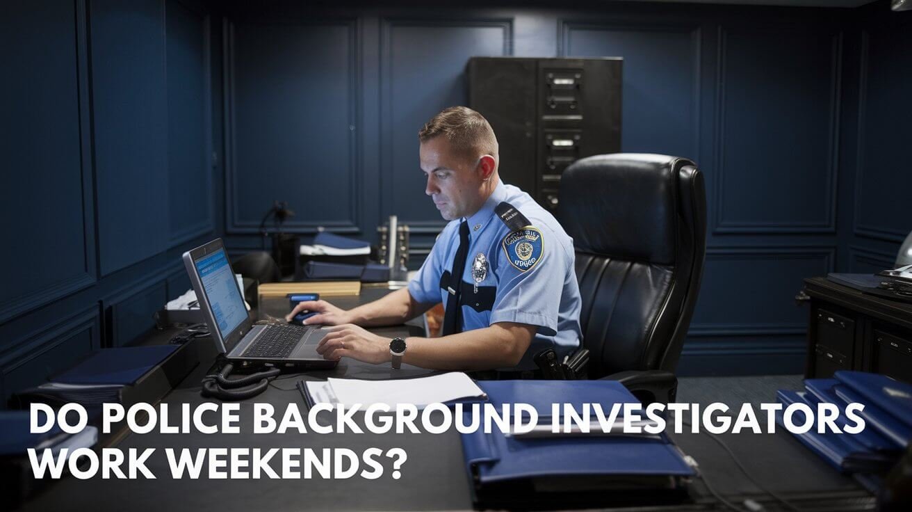 Do Police Background Investigators Work Weekend