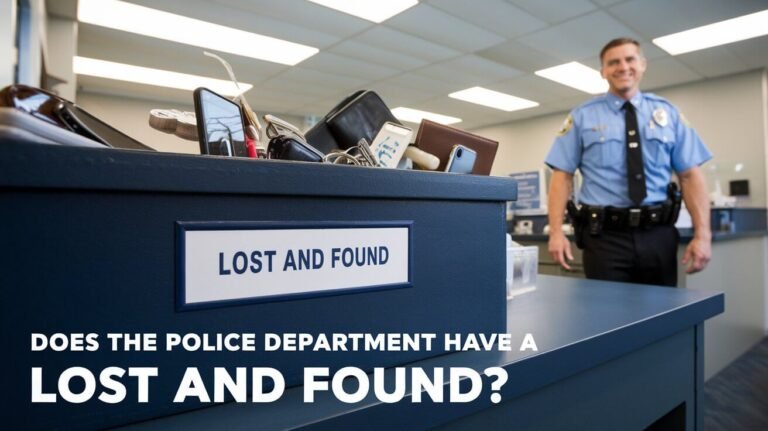 Does The Police Department Have A Lost And Found