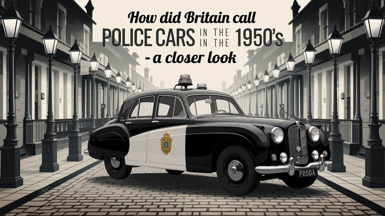 how did britain call police cars in the 1959s