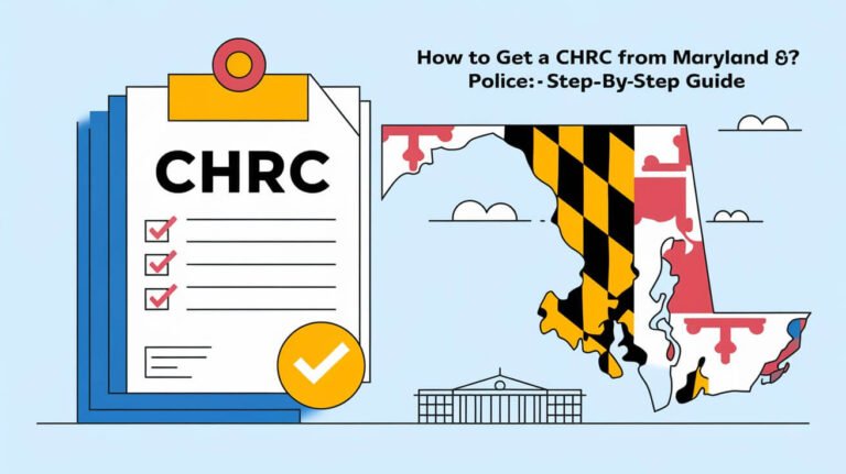 how do i get a chrc from maryland police