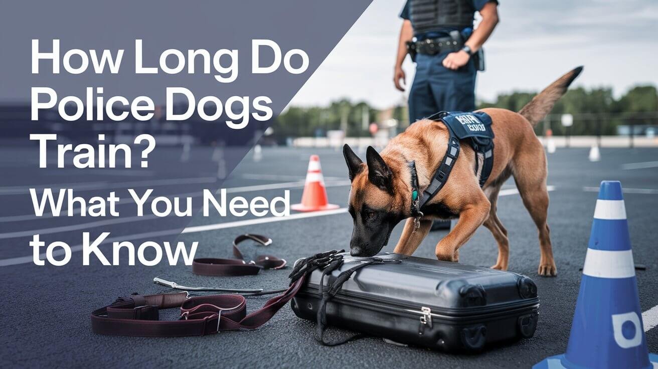 how long do police dogs have to train for