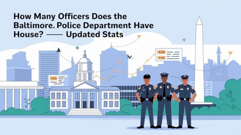 how many officers baltimore police department have