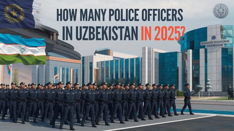 How Many Police Officiers In Uzbekistan In 2025