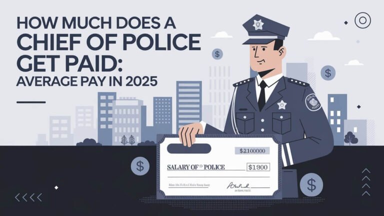 How Much Does Cheif Of Police Get Paid