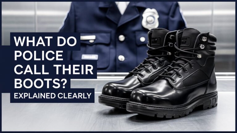 What Do Police Call Their Boots