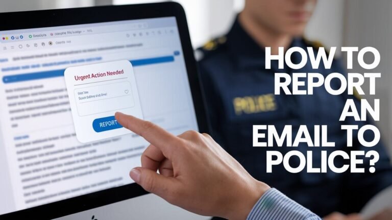 How To Report An Email To Police