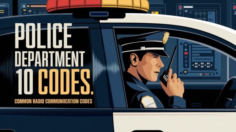 Police Department 10 Codes