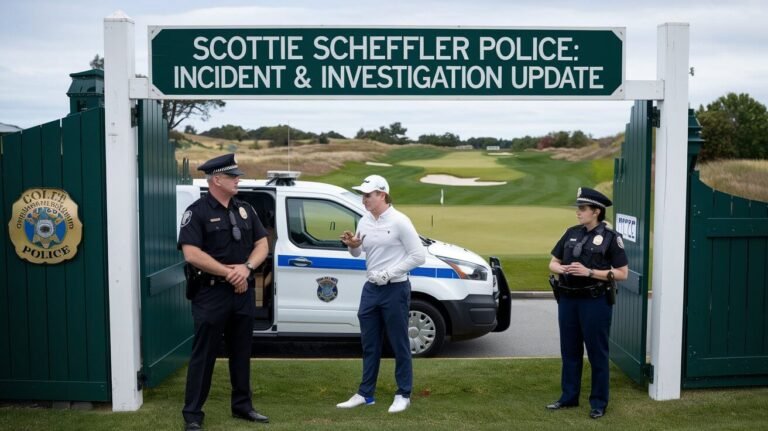 Scottie Scheffler Police