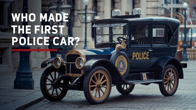 Who Made The First Police Car