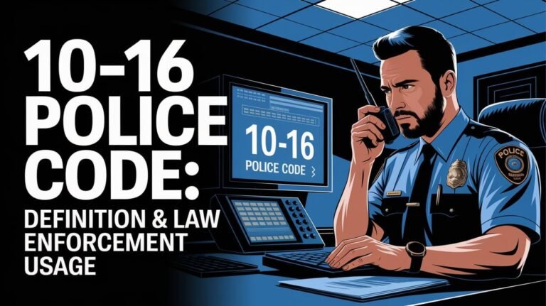10 16 Police Code Definition Law Enforcement Usage