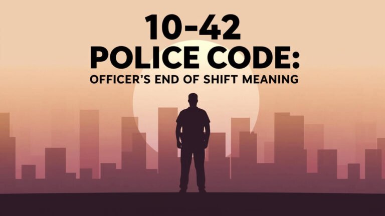 10 42 Police Code