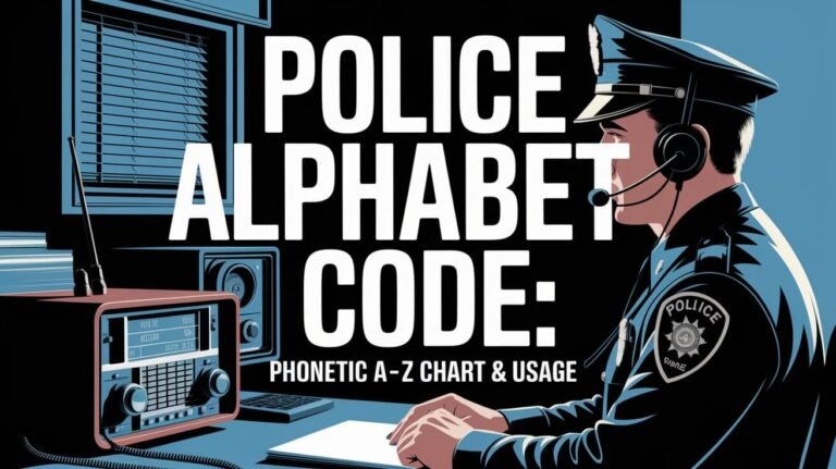 Police Alphabet Code