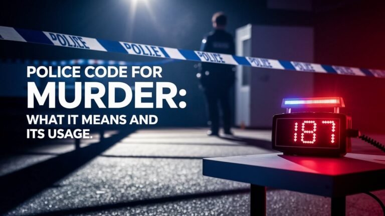 Police Code For Murder