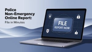 Police Non Emergency Online Report File In Minutes